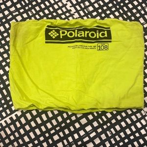 Polaroid tube top size 2x bright green